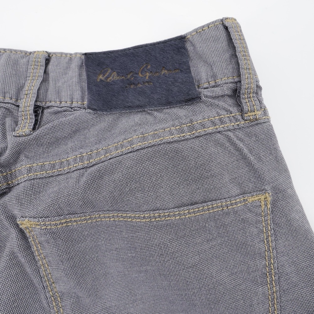 Robert Graham Classic Yates Textured Pants Grey Mens 31x32